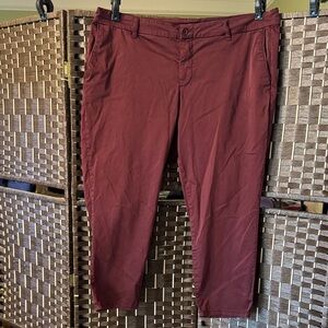 Kut from the Kloth Women's Burgundy Chinos